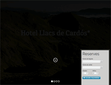 Tablet Screenshot of hotelllacsdecardos.com